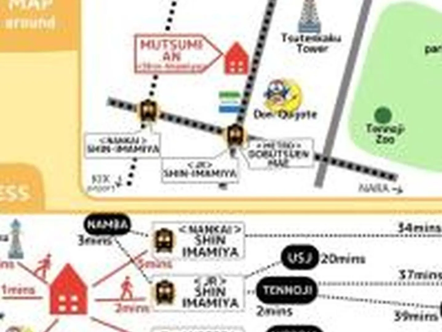 むつみ庵新今宮401 Apartman Oszaka Japán